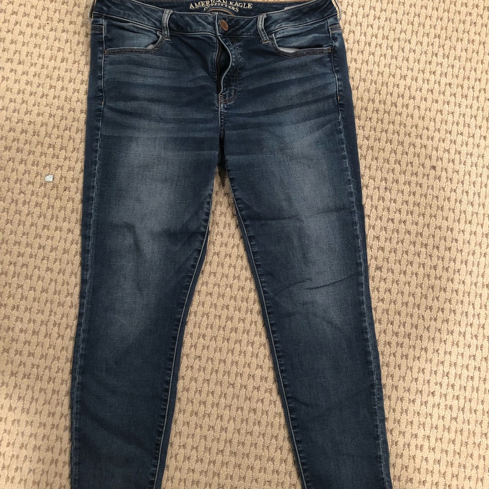 Denim jeggings. Size 14S